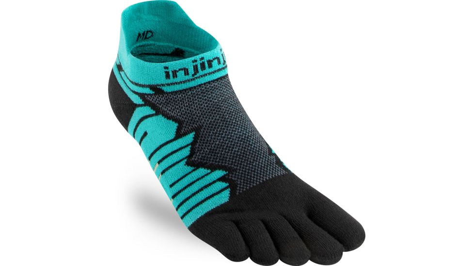 Injinji Ultra Run No-Show Socks - Mens, Oasis, Medium, 401110-OAS-Medium