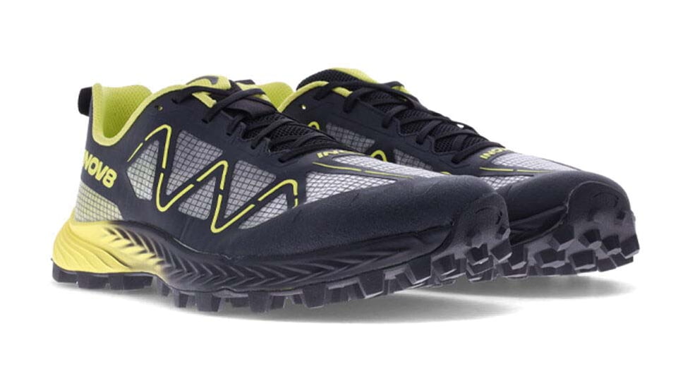Inov-8 MudTalon Speed Running Shoes - Mens, Wide, Black/Yellow, 12, 001146-BKYW-W-001-M12/ W13.5