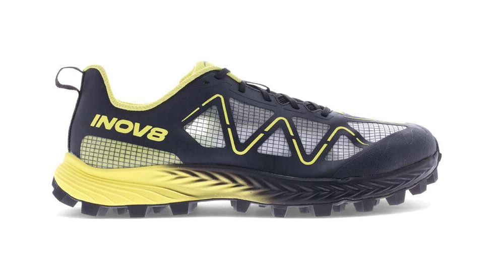 Inov-8 MudTalon Speed Running Shoes - Mens, Wide, Black/Yellow, 12, 001146-BKYW-W-001-M12/ W13.5