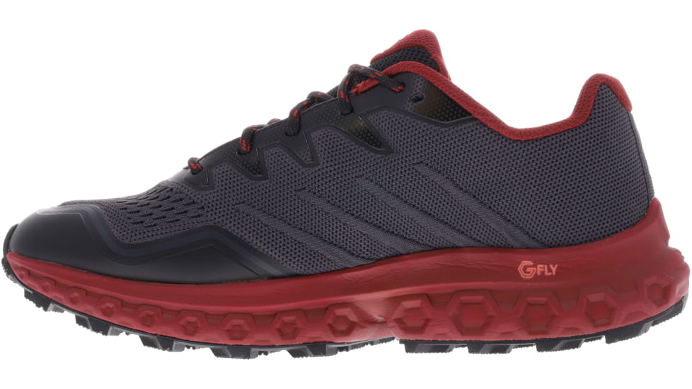 Inov-8 Parkclaw 260 Knit Athletic Shoes - Mens, Grey/Black/Red, 8.5/ 42.5/ M9.5/ W11, 000979-GYBKRD-S-01-95