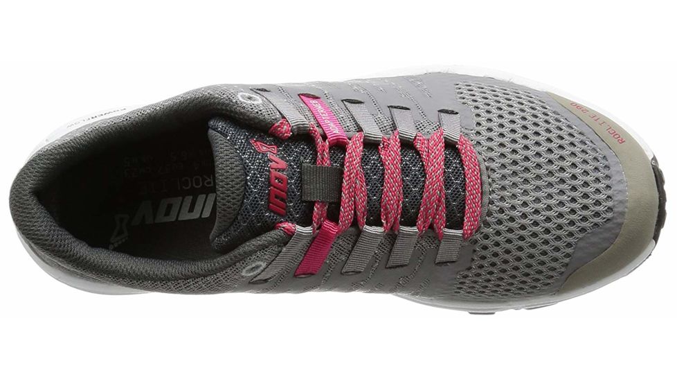 Inov-8 Roclite 290 Trail Running Shoes - Womens, Grey/Pink/White, 7.5 US, 000564-GYPKWH-M-01-6