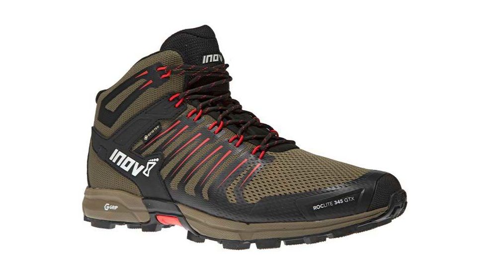Inov-8 Roclite 345 GTX Hiking Shoes - Mens, Brown/Red, 11.5 US, 000802-BRRD-M11.5