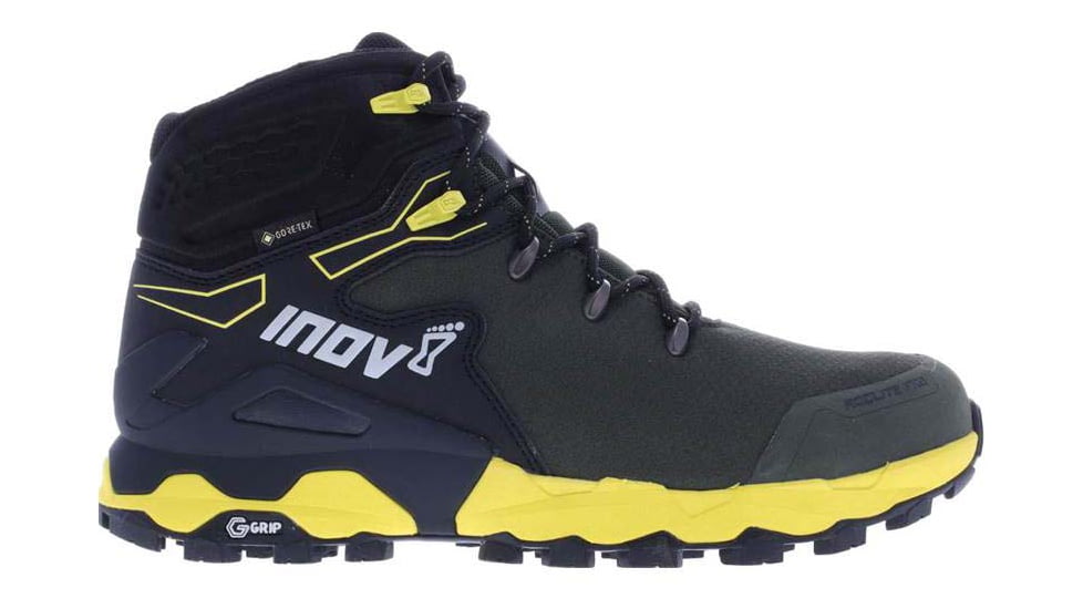 Inov-8 Roclite Pro G 400 GTX V2 Hiking Boots - Mens, Olive/Black/Yellow, 7.5, 001-073-OLBKYW-S-01-85