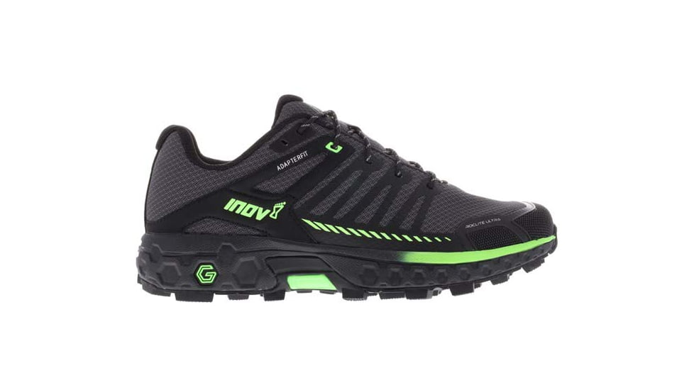 Inov-8 Roclite Ultra G 320 Hiking Shoes - Mens, Black/Green, 9, 001-079-BKGR-M-01-10