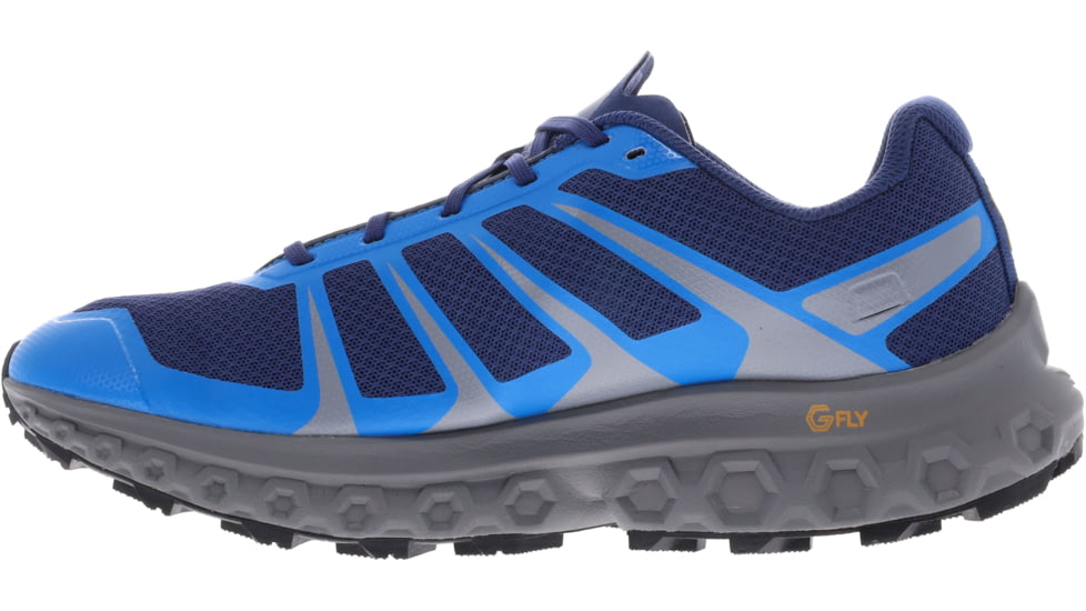 Inov-8 TrailFly Ultra G 300 Max Shoes - Mens, Blue/Grey/Nectar, 9, 000977-BLGYNE-S-01-9