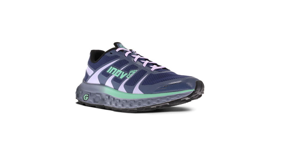 Inov-8 TrailFly Ultra G 300 Max Shoes - Womens, Navy/Mint/Black, 9, 000978-NYMTBK-S-01-9