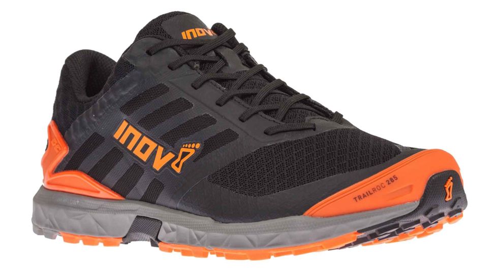 Inov-8 Trailroc 285 Trailrunning Shoe  - Men's, Black/Orange, 8 000629-BKOR-M-01-8