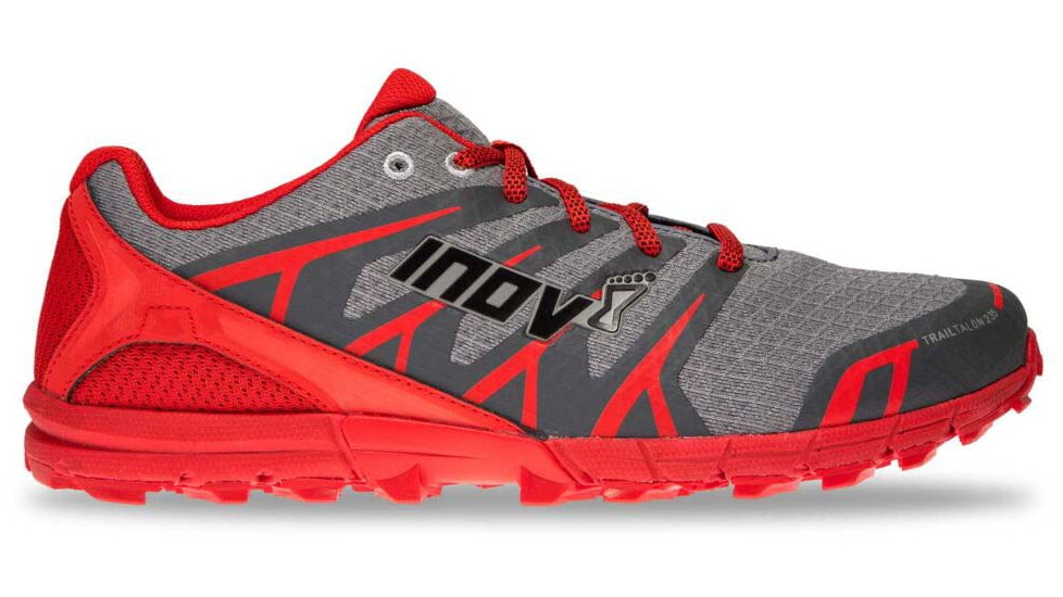 Inov-8 Trailtalon 235 Running Shoes - Men's, 10.5 UK, Wide, Grey/Red, 000714-GYRD-S-02-105