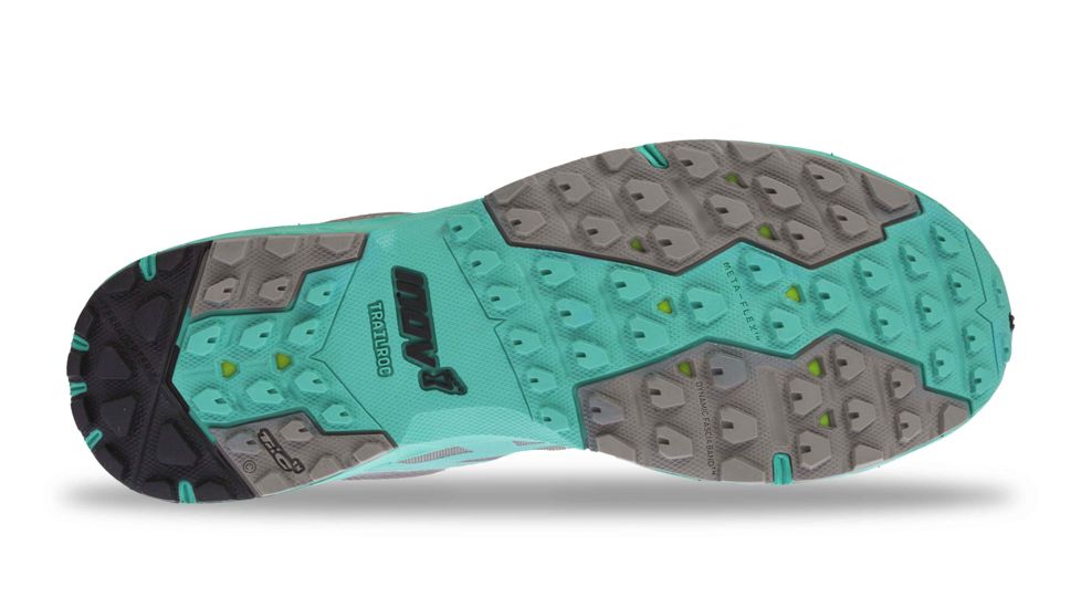 Inov-8 Womens Trailroc 270 Trail Running Shoes, Gray/Teal, 9 000628-GYTL-M-9