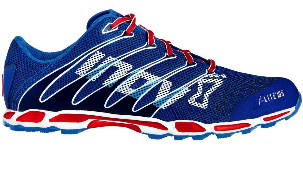 Inov8 F-Lite 195 Precision Fit Trail Running Shoe - Women's-6.5 US-Gray/Red