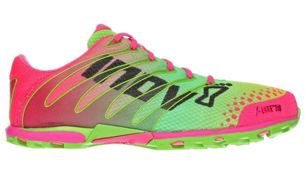 Inov8 F-Lite 219 Road Running Shoe - Women's-Yellow/Green/Pink-6 US