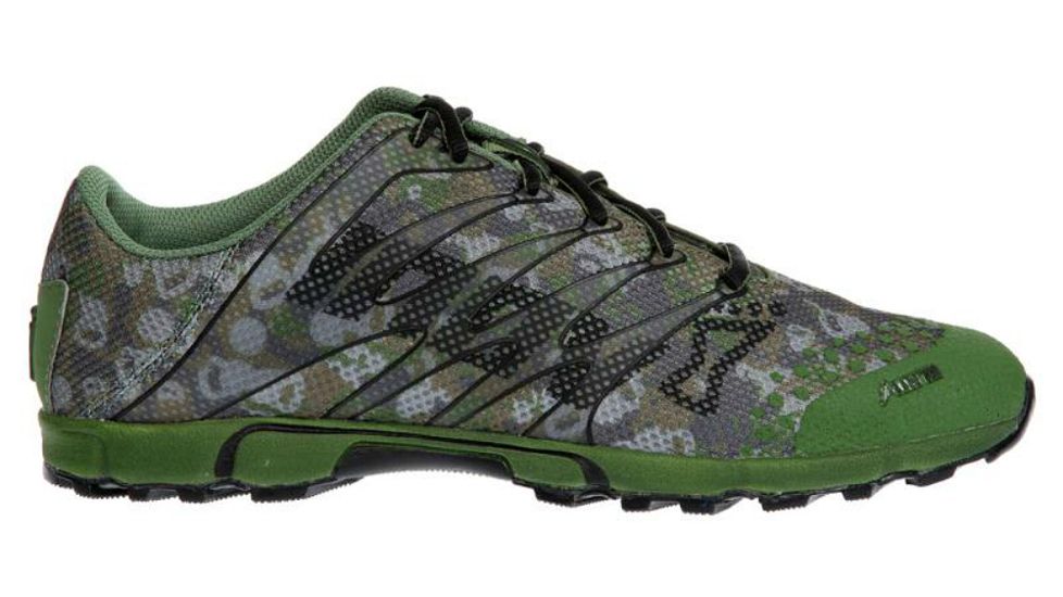 Inov8 F-Lite 230 Trail Running Shoe - Men's-Olive/Kettle Camo-8 US