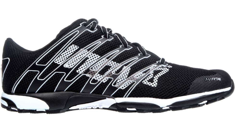 Inov8 F-Lite 240 Road Running Shoe - Men's-Black/White-12-Medium