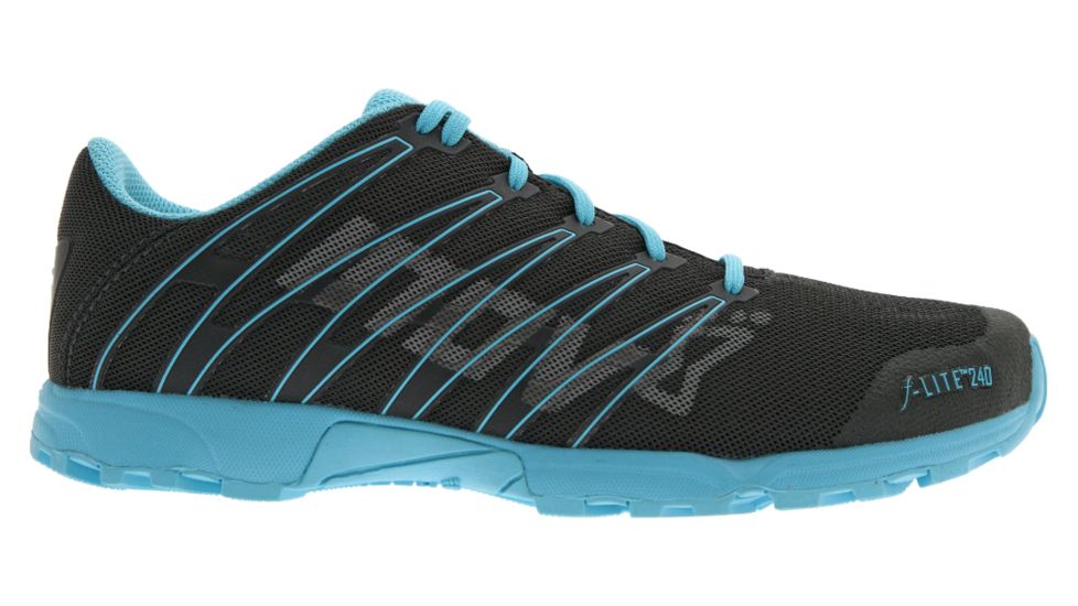 Inov8 F-Lite 240 Road Running Shoe - Womens-Black/Blue-Medium-6 US