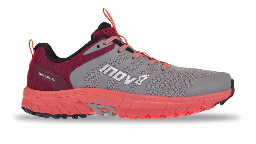Inov8 Parkclaw 275 Road Running Shoe - Womens, Grey/Coral, 7.5, 000637-GYCO-s-7.5