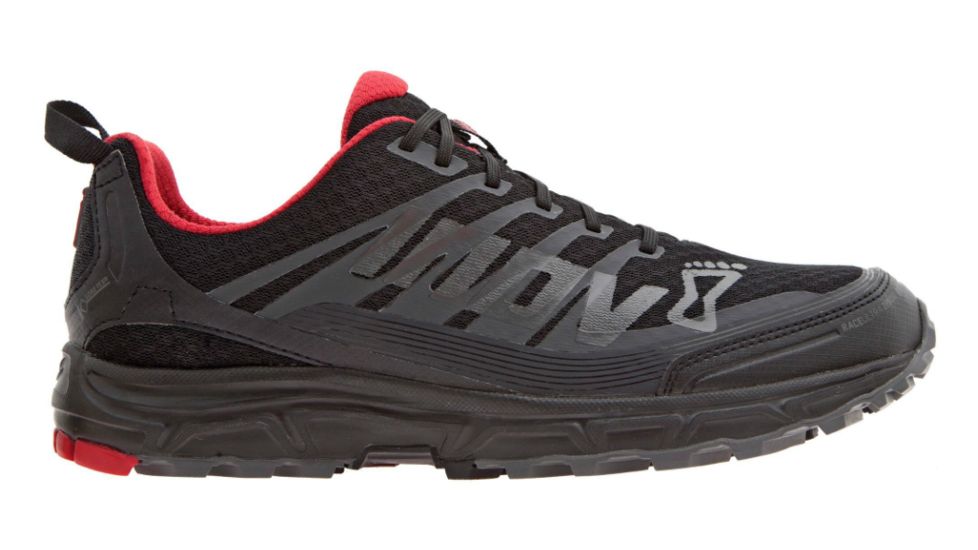 Inov8 Race Ultra 290 GTX Trail Running Shoe - Mens-Black/Grey/Chili-Medium-8 US