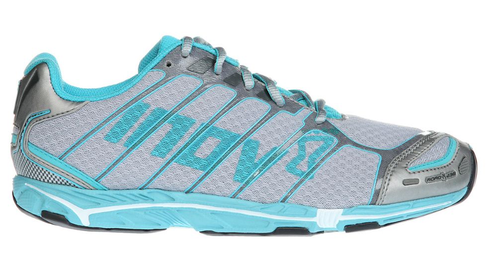 Inov8 Road X 238 Running Shoe - Women's-Silver/Aqua-6 US