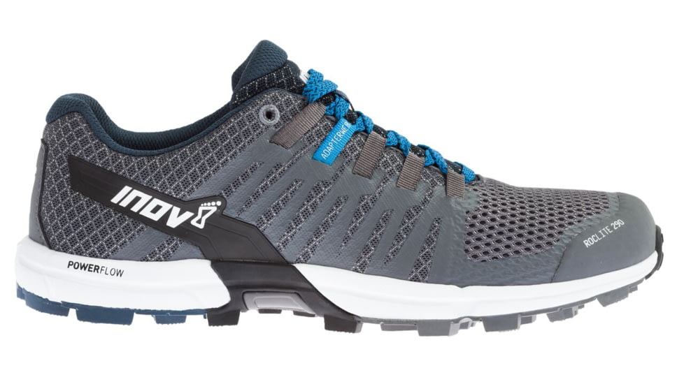 Inov8 Roclite 290 Trail Running Shoe - Men's, Dark Grey/Blue/White, 10.5, 000562-DGBLWH-M-01-10.5
