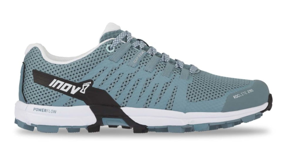 Inov8 Roclite 290 Trail Running Shoe - Womens, Blue Grey/White, 9.5, 000564-BGWH-M-9.5