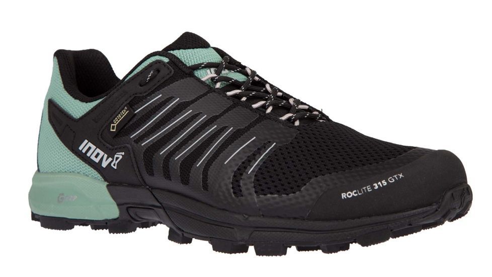 Inov8 Roclite 300 Gtx - Womens, Black/Green, Medium - 8.5, 000805-BKGR-M-01-8.5