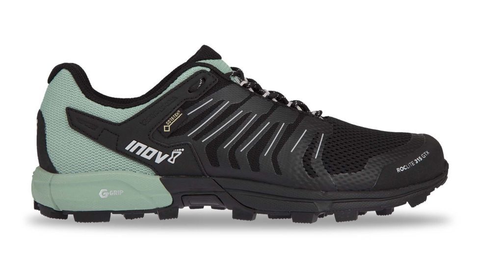 Inov8 Roclite 300 Gtx - Womens, Black/Green, Medium - 8.5, 000805-BKGR-M-01-8.5