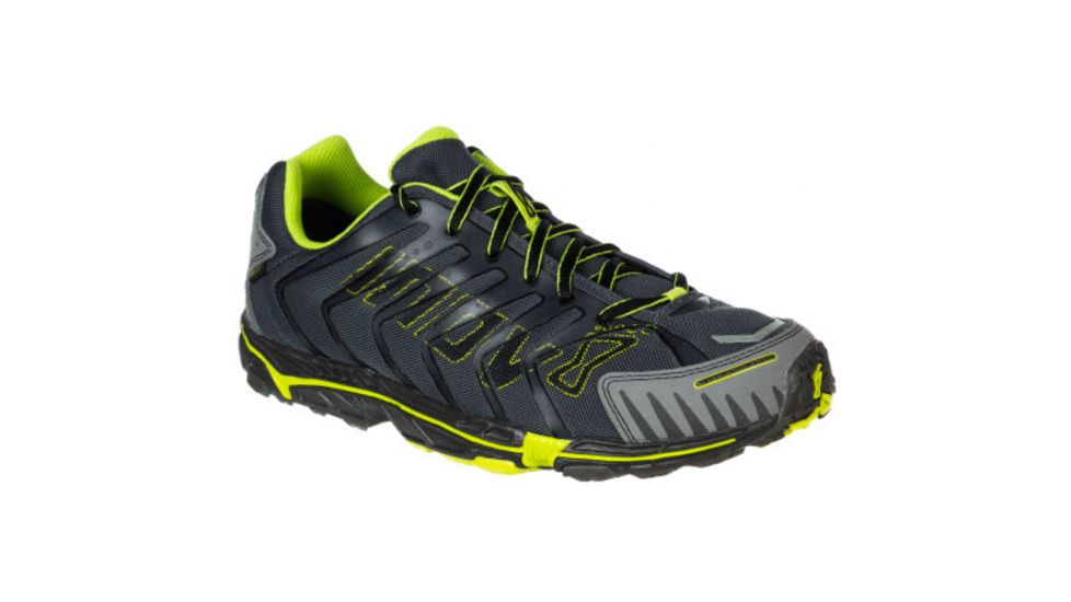 Inov8 Terrafly 313 GTX Trail Running Shoe - Men's-Grey/Lime-11 US