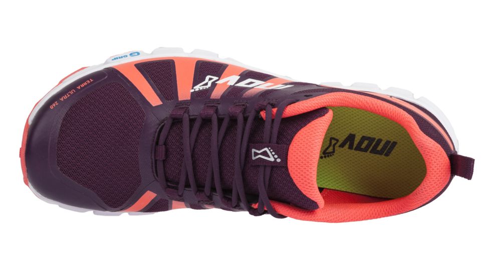 Inov8 Terraultra 260 Trail Running Shoes - Womens, Purple/White, 11, 000766-PLWH-s-11