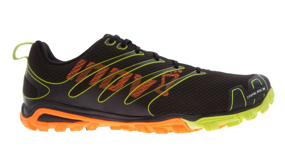 Inov8 Trailroc 245 Trail Running Shoe - Men's-Black/Lime/Orange-13 US-Medium