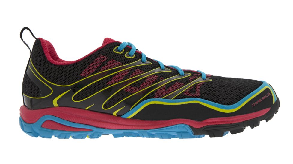 Inov8 Trailroc 255 Trail Running Shoe - Womens-Black/Pink/Blue-Medium-7.5 US