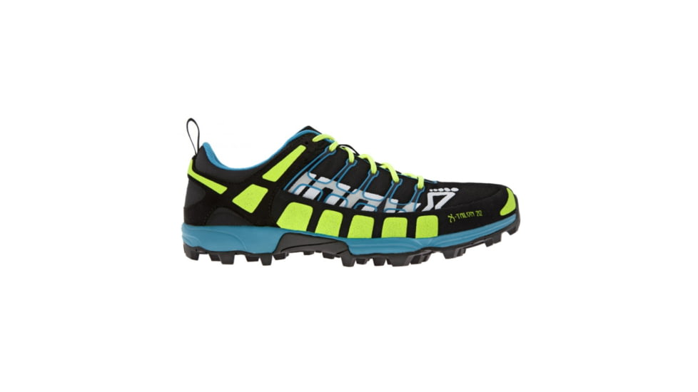 Inov8 X-Talon 212 Precision Fit Trail Running Shoe-Unisex-9 US-Black/Neon Yellow/Blue