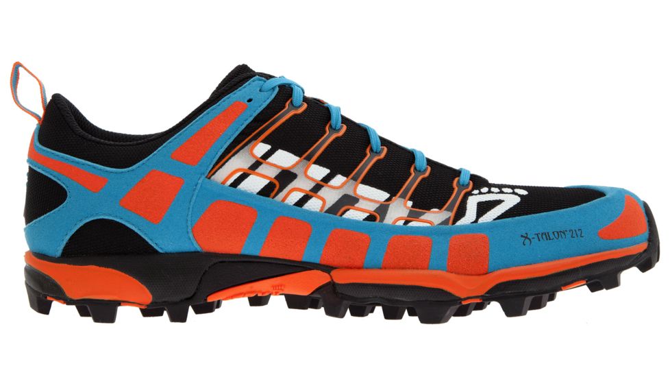 Inov8 X-Talon 212 Trail Running Shoe - Men's-Black/Orange/Blue-Medium-13 US