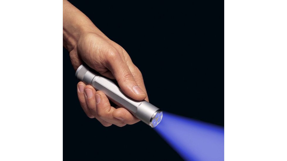 Inova X5 Lithium Powered 31 Lumens LED Flashlight, Titanium, 5 Ultraviolet LEDs, Dual Mode X5DMB-HUVT