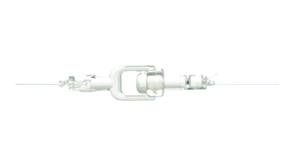 InvisaSwivel 25LB Swivel, Clear, 5/Pack, IN2572C