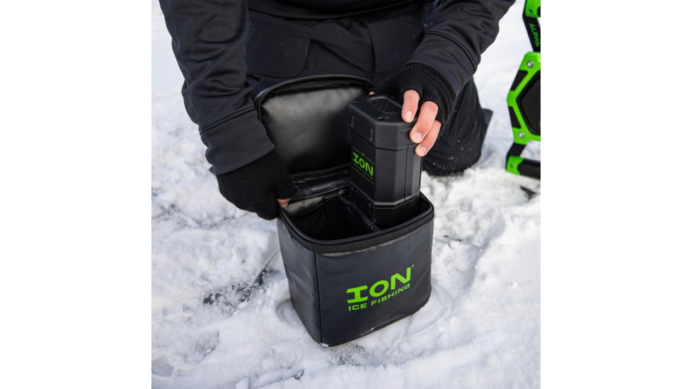 ION Battery Bag, Storage, Waterproof, Black, 46079