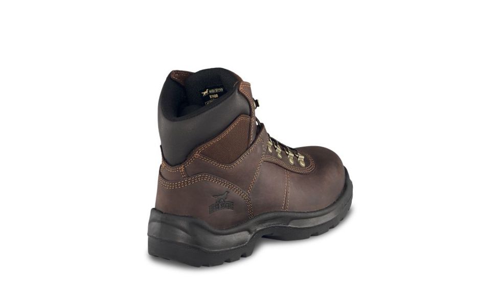 Irish Setter Ely 83607 Mens Boot w/ Soft Toe, 6 in Height, Mocha Crazy Horse Leather, D Medium Width, Brown, 7.5, 83607D 075