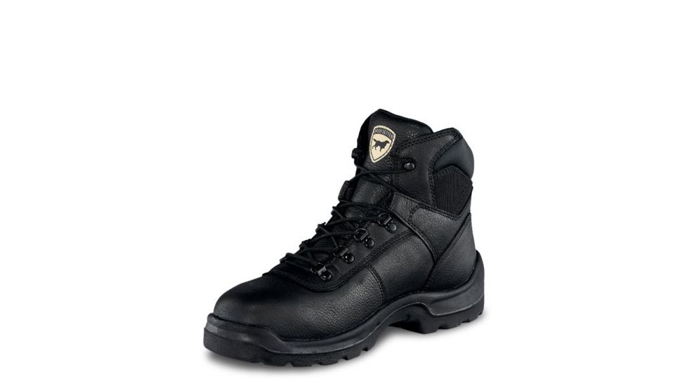 Irish Setter Ely 83612 Mens Boot w/ Safety Toe, 6 in Height, Black Floater Babylonia Leather, D Medium Width, Black, 10, 83612D 100