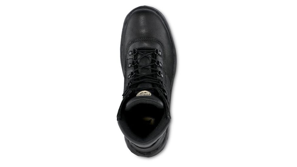 Irish Setter Ely 83612 Mens Boot w/ Safety Toe, 6 in Height, Black Floater Babylonia Leather, D Medium Width, Black, 10, 83612D 100