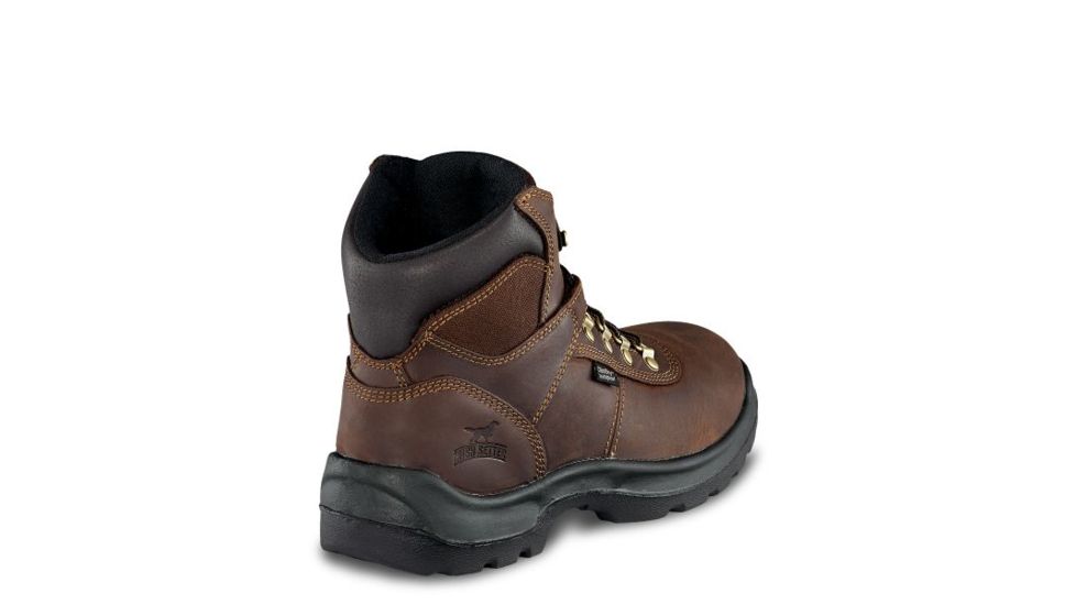 Irish Setter Ely 83617 Mens Boot w/ Soft Toe, 6 in Height, Waterproof, Mocha Crazy Horse Leather, D Medium Width, Brown, 9.5, 83617D 095