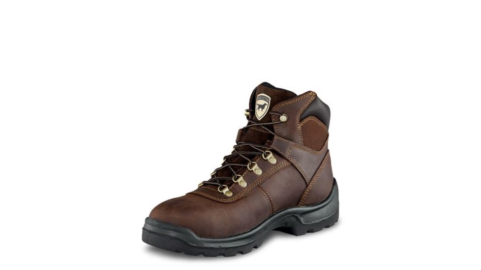 Irish Setter Ely 83617 Mens Boot w/ Soft Toe, 6 in Height, Waterproof, Mocha Crazy Horse Leather, D Medium Width, Brown, 9.5, 83617D 095