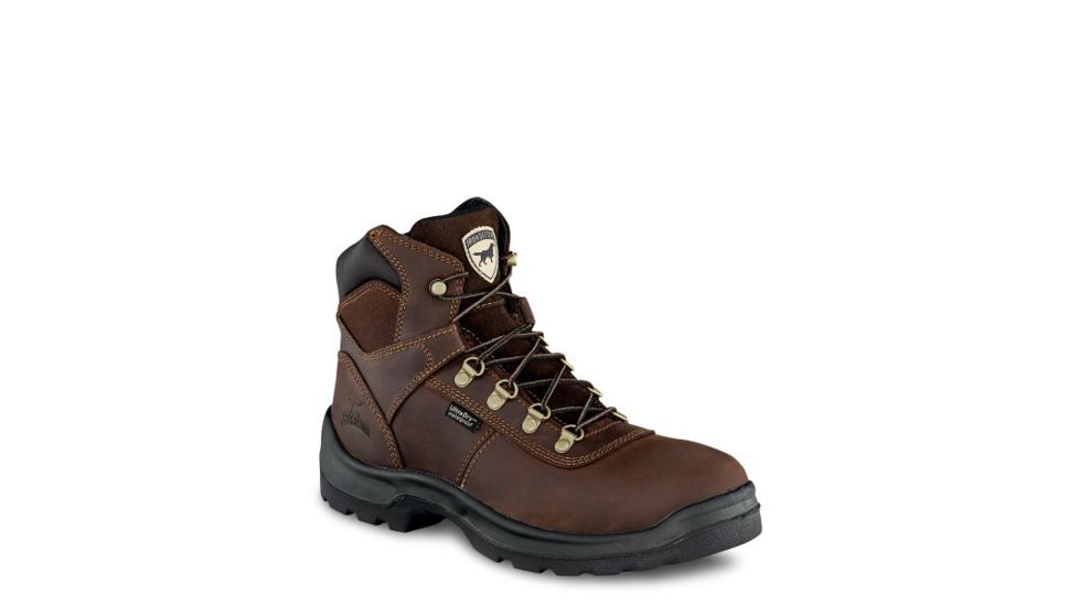 USED Irish Setter Ely 83617 Mens Boot w/ Soft Toe, 6 in Height, Waterproof, Mocha Crazy Horse Leather, D Medium Width, Brown, 10.5, 83617D 105, EDEMO1