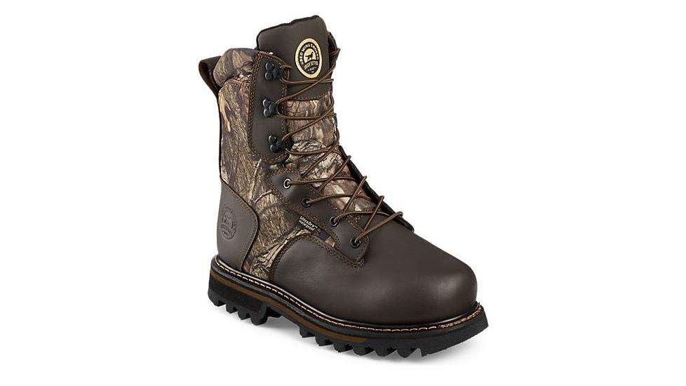 USED Irish Setter Gunflint II 2813 Boot, 10 Inch, Waterproof, 1000g Insulation, King Toe, Brown / Mossey Oak Break Up Infinity CAMO, 12 Medium 02813D 120, EDEMO1