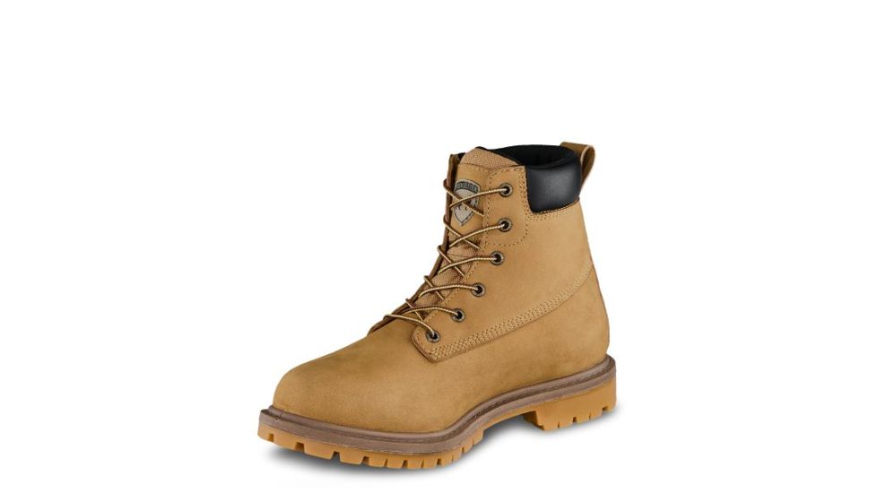 Irish Setter Hopkins 83615 Mens Boot w/ Soft Toe, 6 in Height, Waterproof, Gold Nubuck Leather, Insulated, EE Extra Wide Width, Wheat, 11, 83615E2110