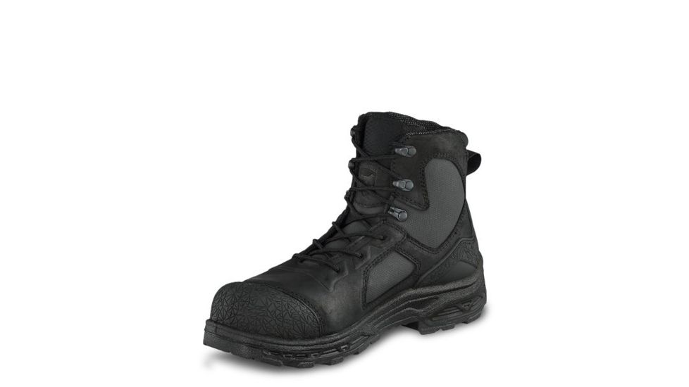 Irish Setter Kasota 83642 Mens Boot w/ Safety Toe, 6 in Height, Waterproof, Leather, D Medium Width, Black, 9.5, 83642D 095