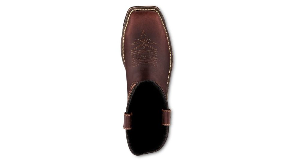 Irish Setter Marshall 83938 Mens Pull-On Boot w/ Safety Toe, 11 in Height, Waterproof, Leather, D Medium Width, Dark Brown/Black, 9.5, 83938D 095