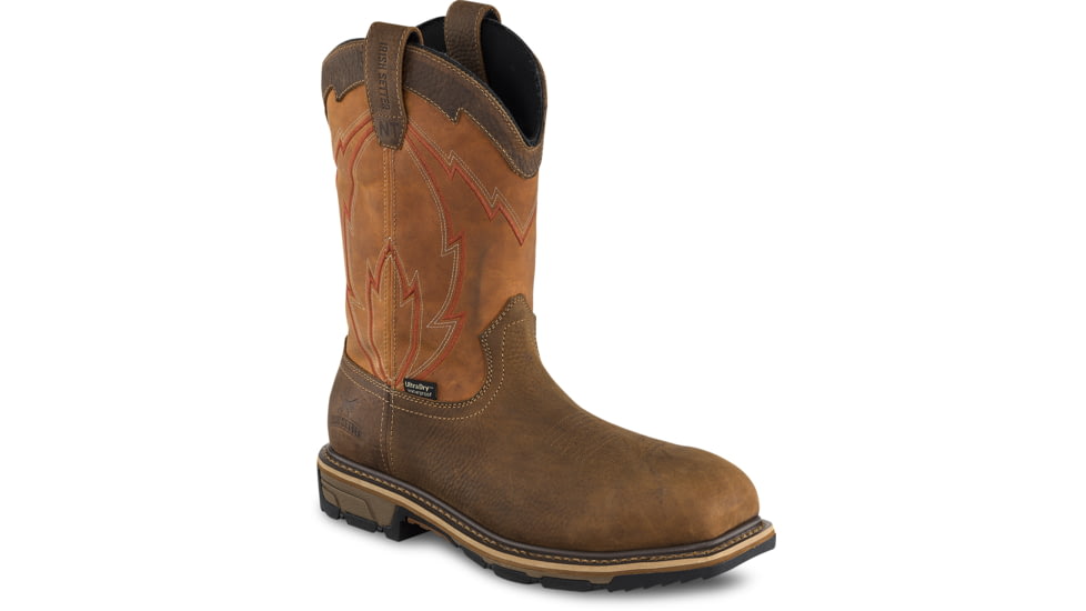 Irish Setter Marshall 83970 Work Boot - Mens, Brown Leather, 8 EE, 83970E2080
