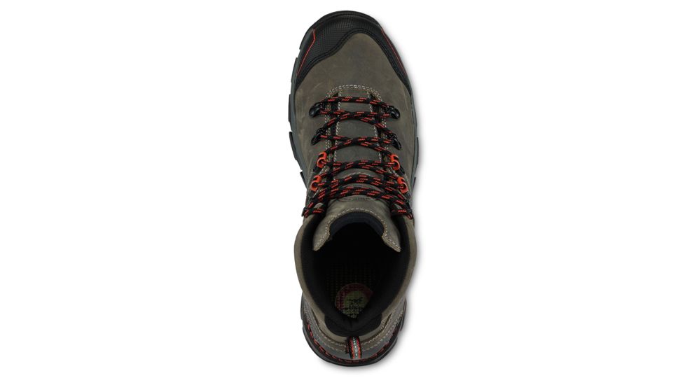 Irish Setter Mens Crosby 6in Waterproof Soft Toe Work Boots, Gray, 8.5D, 83627D 085
