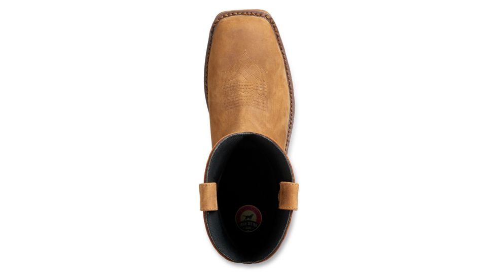 Irish Setter Mens Marshall 11in Leather Waterproof Work Boots, Brown, 9.5D, 83923D 095