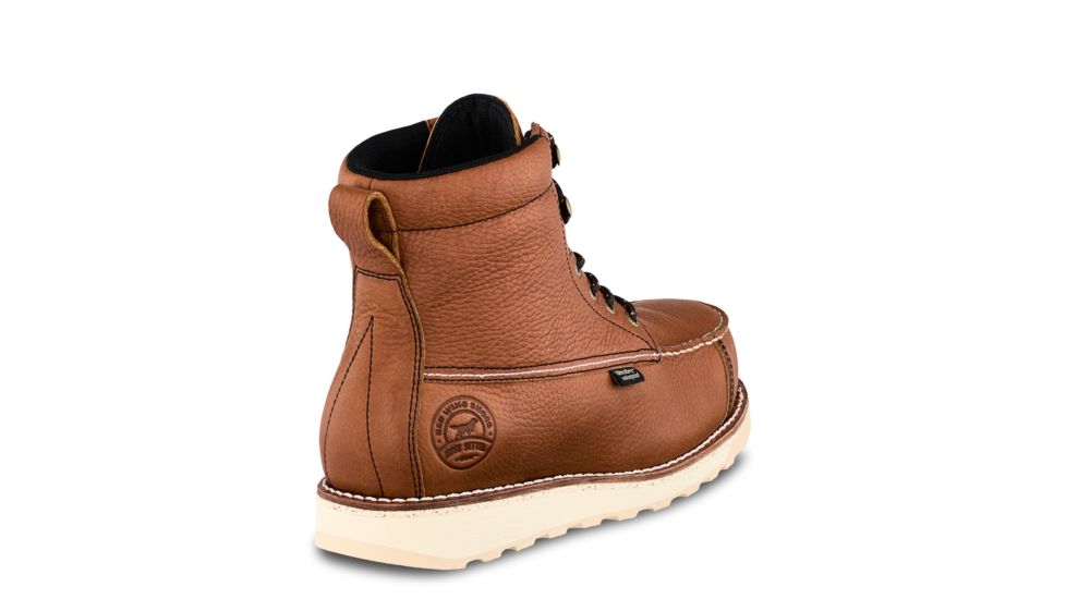 Irish Setter Mens Wingshooter ST 6in Waterproof Work Boots w/Non-Metallic Toe, Brown, 8 E2, 83632E2080