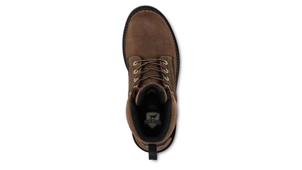 Irish Setter Ramsey 2.0 83831 Mens Boot w/ Soft Toe, 8 in Height, Waterproof, Hazelnut Voyageur Leather, D Medium Width, Brown, 6.5, 83831D 065
