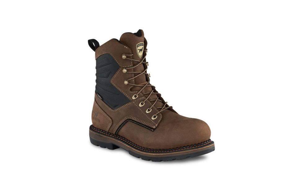 Irish Setter Ramsey 2.0 83831 Mens Boot w/ Soft Toe, 8 in Height, Waterproof, Hazelnut Voyageur Leather, D Medium Width, Brown, 6.5, 83831D 065